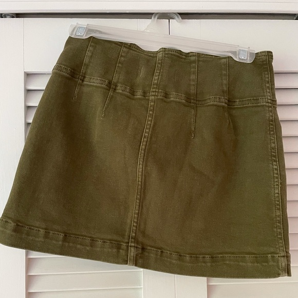 Free People Green Pencil Skirt - Picture 3 of 4